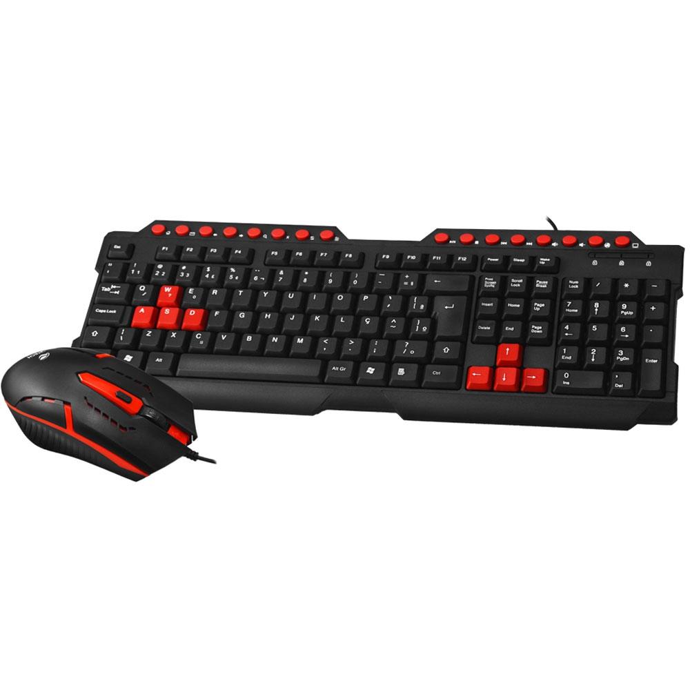 Jogo Teclado E Mouse S/ Fio Freestyle + Mousepad Preto