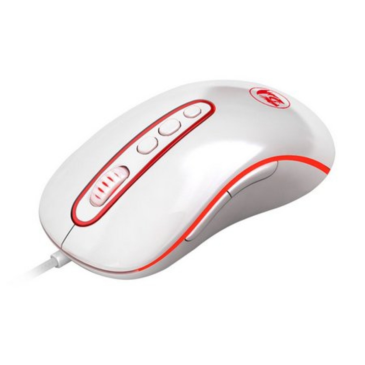 Mouse Gamer Redragon Cerberus, RGB, 7200DPI, Ambidestro, 5 Botões