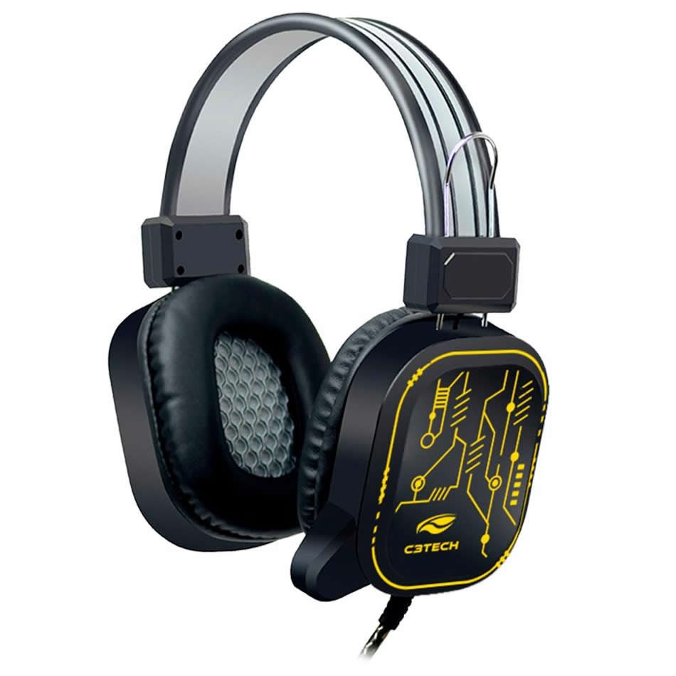 Fone De Ouvido Com Microfone Headset Gamer C3 Tech Game Crane USB -  Ph-g320bkv2 - Lognet Informática - Loja de Informática e Gamers em Recife