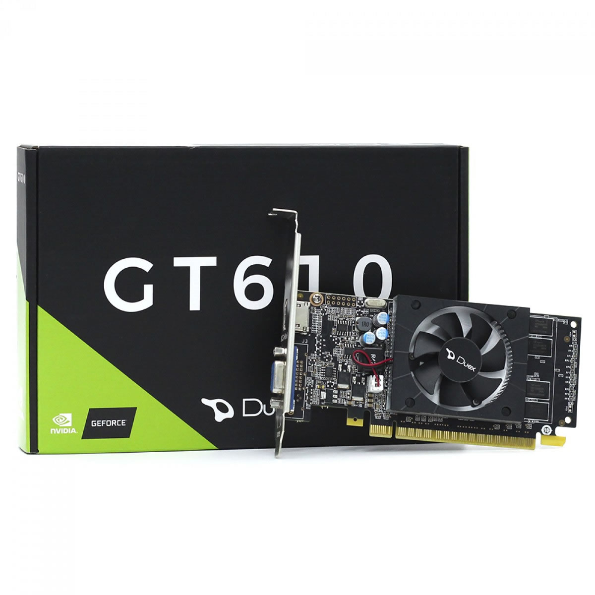 Placa de Vídeo Duex NVIDIA GeForce GT610, 2GB, 64Bit, DDR3, VGA/HDMI ...