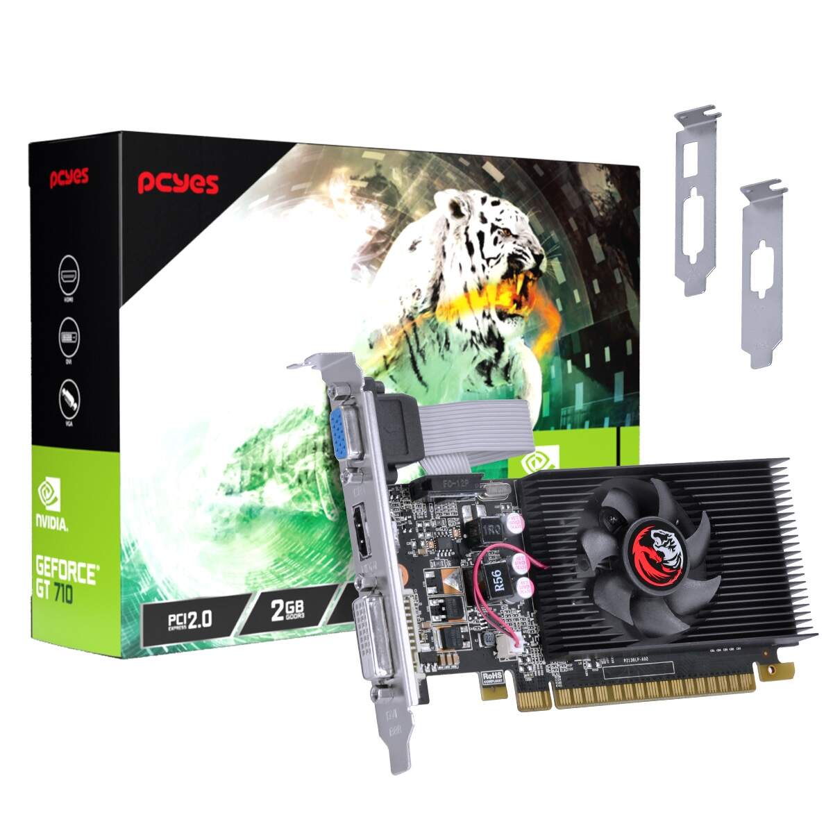 Gt710 2gb Ddr3 Tarjeta De Video Gt 710 Zotac Geforce Gtx 710 Ddr3