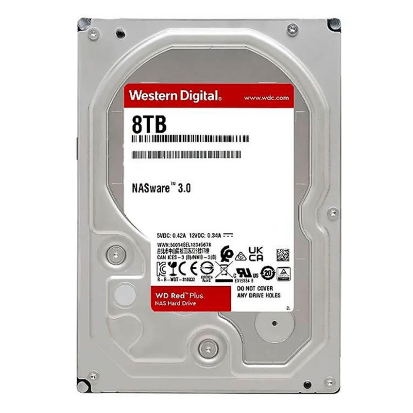 HD Western Digital RED Plus 8TB, SATA III, 3.5